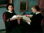 Henri Fantin-Latour The Two Sisters oil painting artist